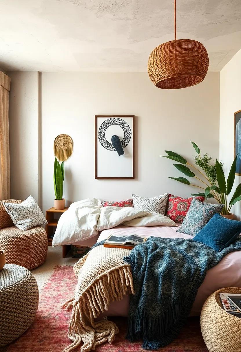 Soft Textures: Incorporate soft‍ textiles like chunky knit blankets or fluffy pillows to create a cozy, inviting atmosphere