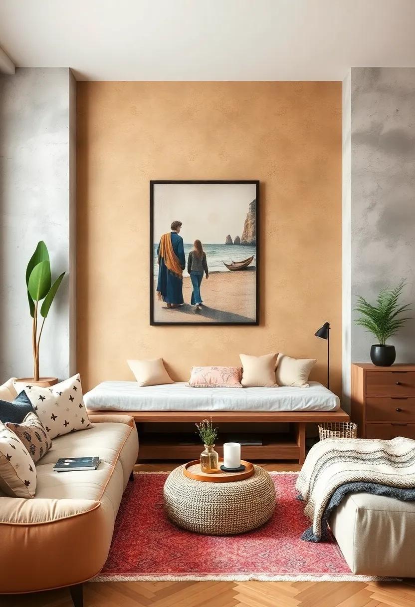 Statement Wall Art: Choose a large-scale artwork or mural as a⁣ focal point to draw attention and serve as a ‌conversation starter