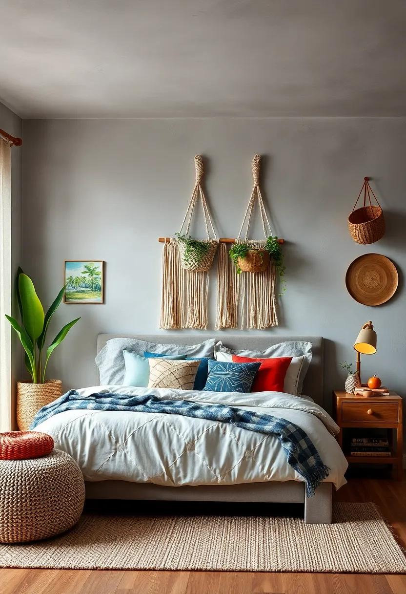 macrame Accents: Incorporate macrame details through plant holders, wall​ hangings, ⁤or even a stylish headboard to enhance the bohemian look