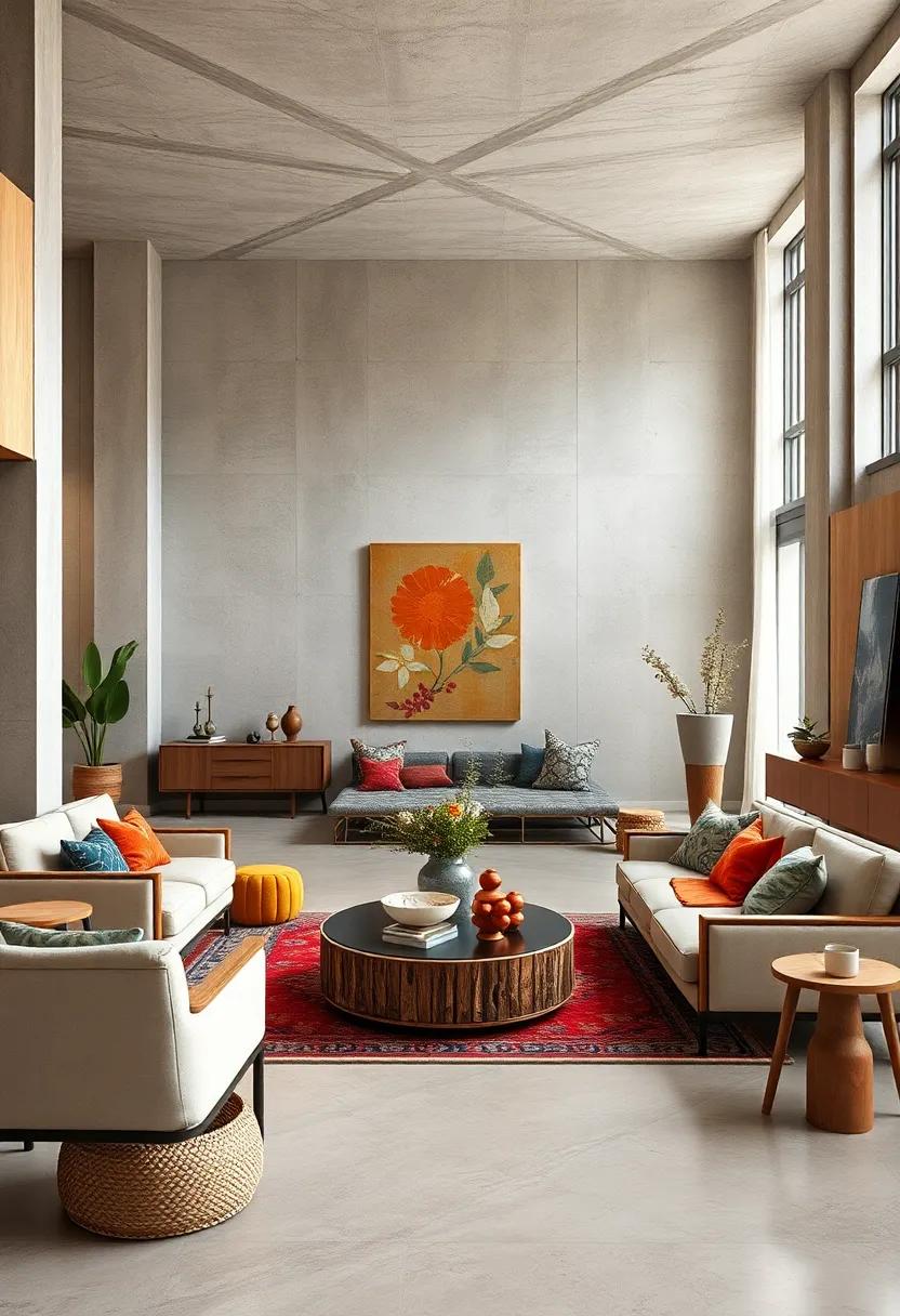 Using Statement⁣ Pieces to Anchor Large Open spaces