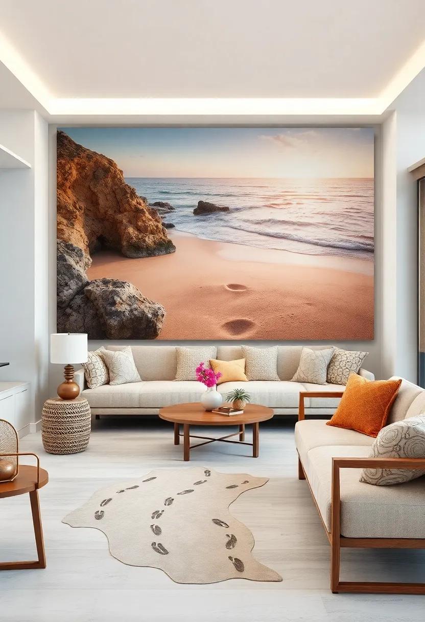 A Walk on the Beach: A⁢ nostalgic image of⁣ footprints in the sand, reminiscent of leisurely strolls and ⁤cherished memories ​by the sea