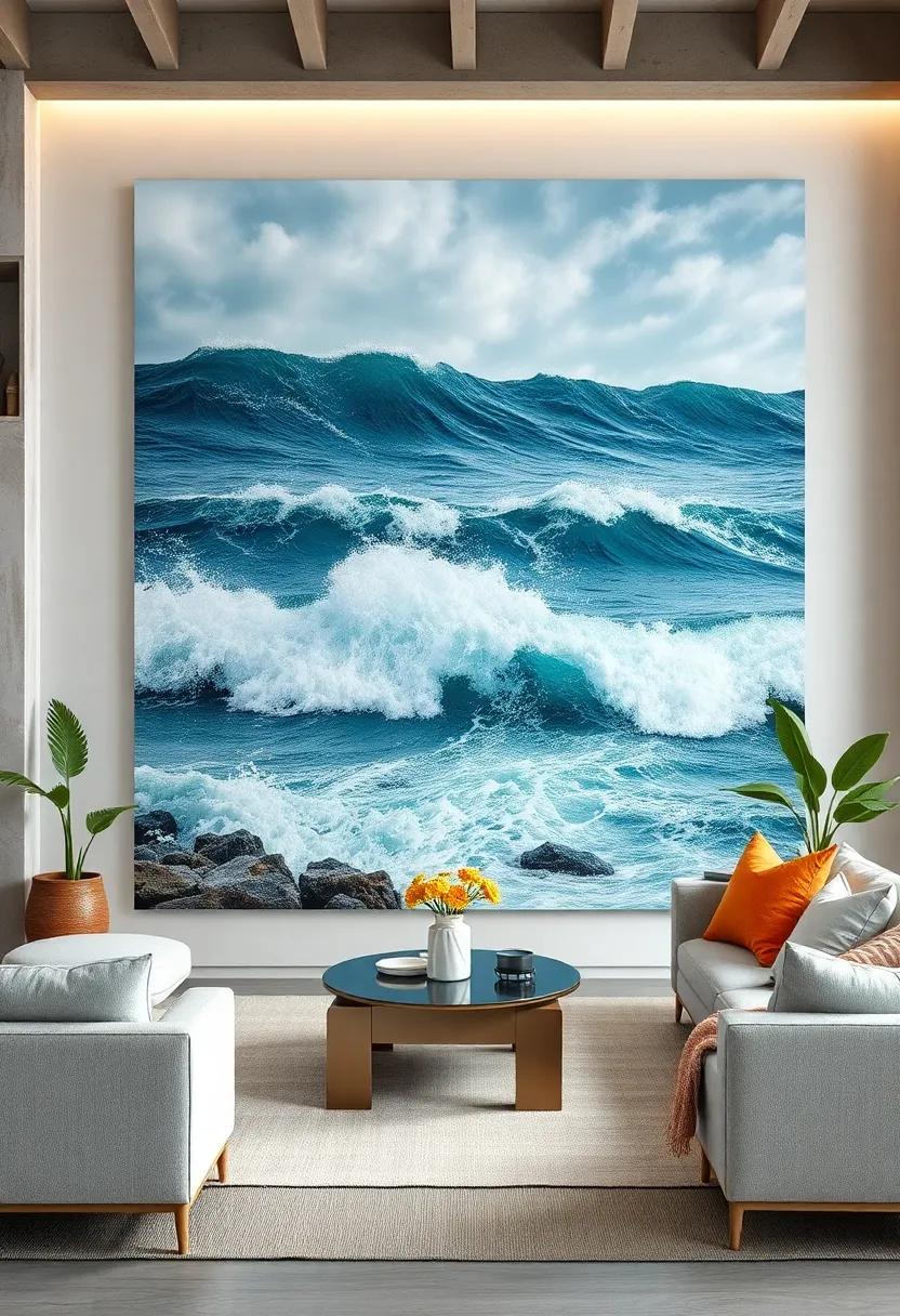 Stormy⁤ Seas: ⁢A ​dramatic portrayal of stormy ocean waves, ideal for those who⁤ appreciate the power and ‌beauty of nature
