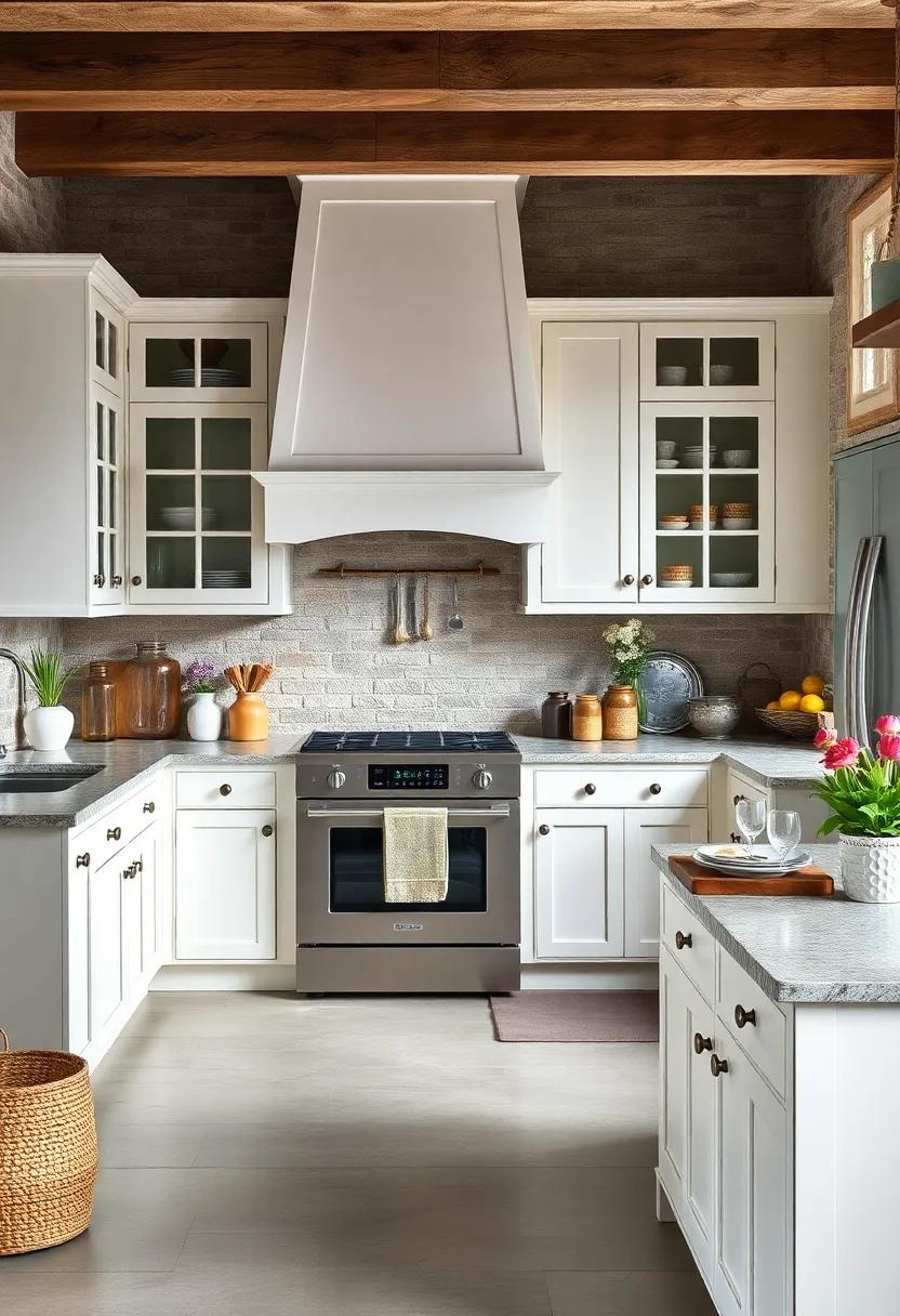 Country-Style Cabinets: Opt for painted‌ or distressed cabinetry with a classic Shaker design to add a touch of pastoral elegance