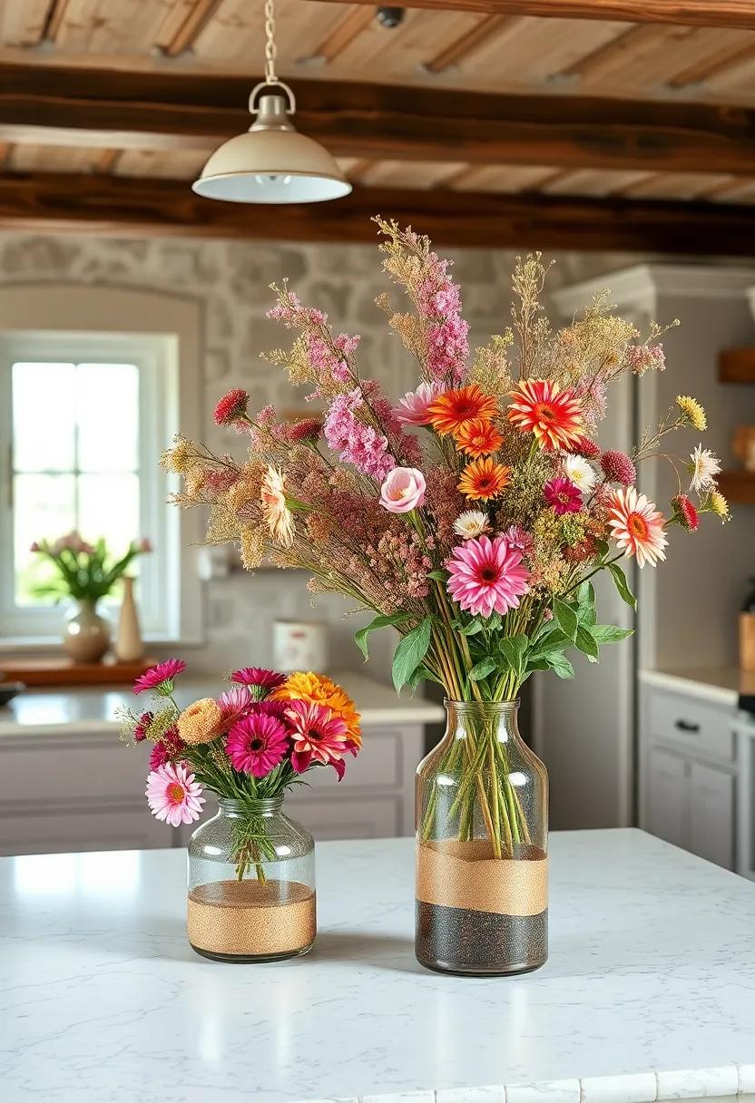Floral Arrangements: Bring the outdoors in with fresh‌ or dried flowers displayed in rustic vases for a vibrant,‍ uplifting focal point