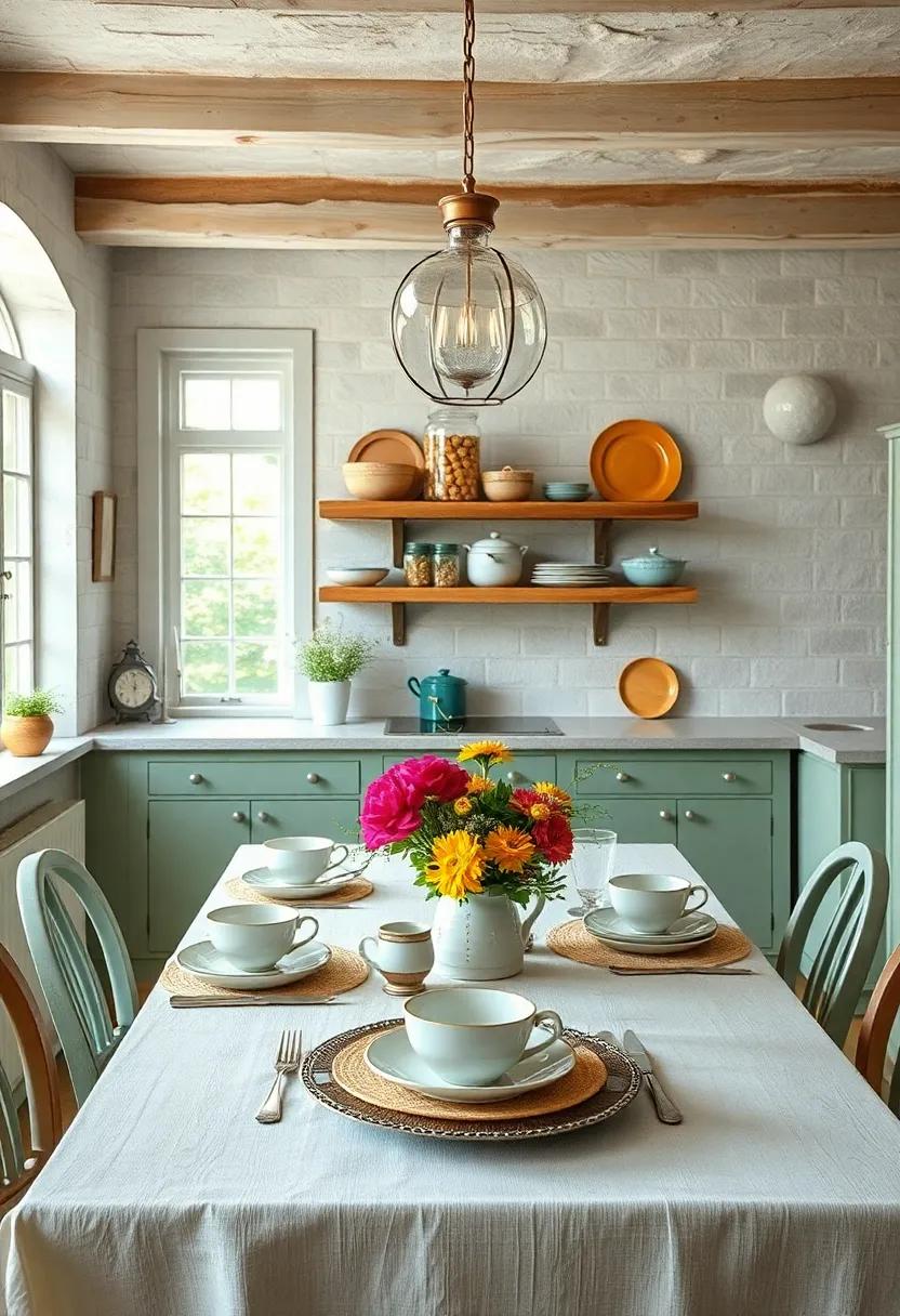 Vintage Tableware: Mix and match charming⁤ vintage plates, teacups, and serving dishes to create a unique,⁢ homey table setting