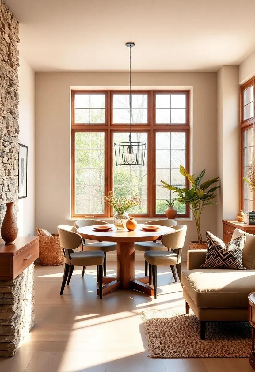 Warm Wood Accents: Integrate⁤ wooden furniture⁤ pieces and accents to bring warmth and coziness, enhancing the overall ambiance of your⁤ dining room