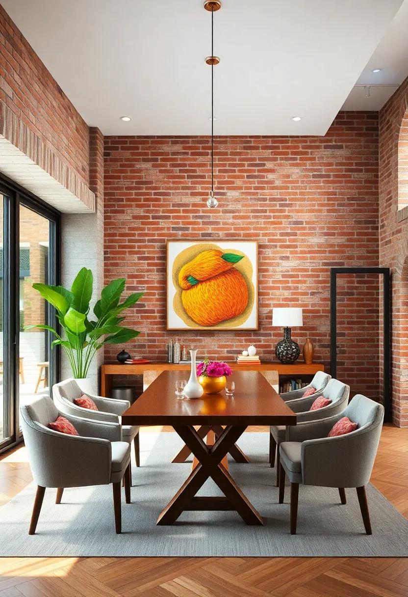 Artistic Arrangements: Wall ​Art that Complements Exposed Brick