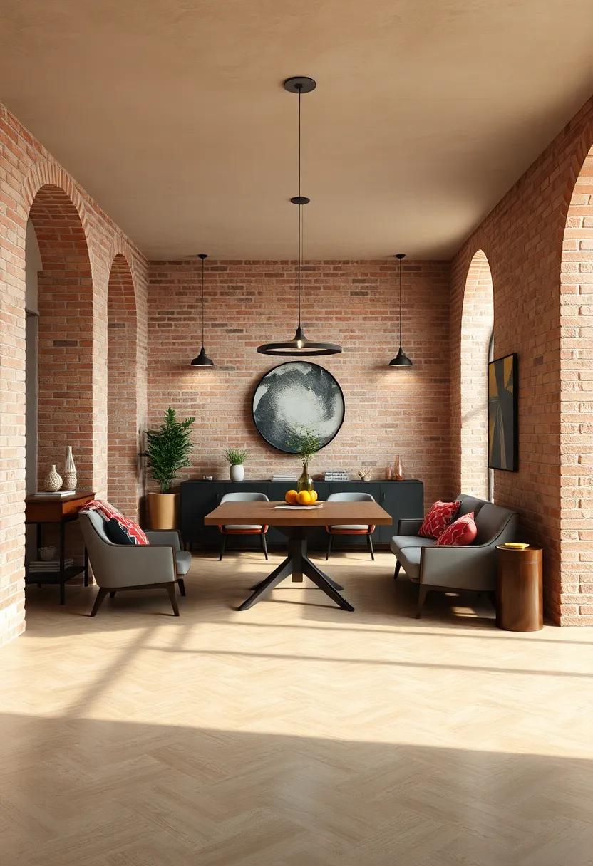Exploring Different Brick Finishes for Unique Dining Spaces
