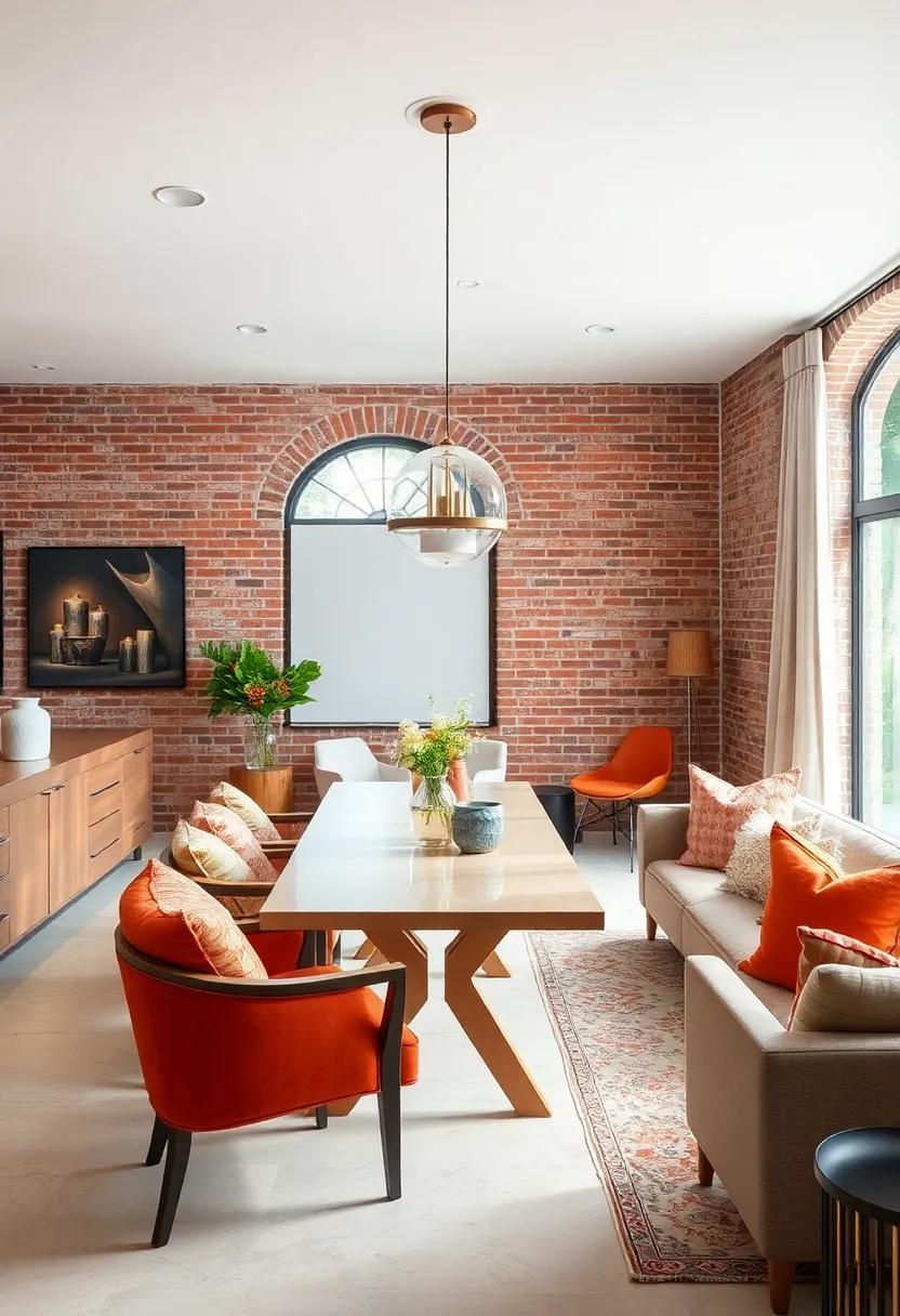 Stylish ​Furniture Choices That ‌Harmonize with Brick Interiors