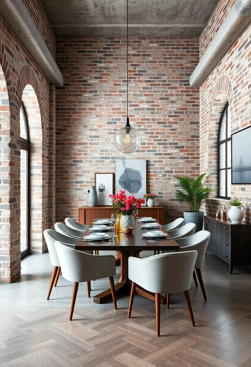 Transforming ​Small Dining Areas into Elegant​ Spaces with Brick