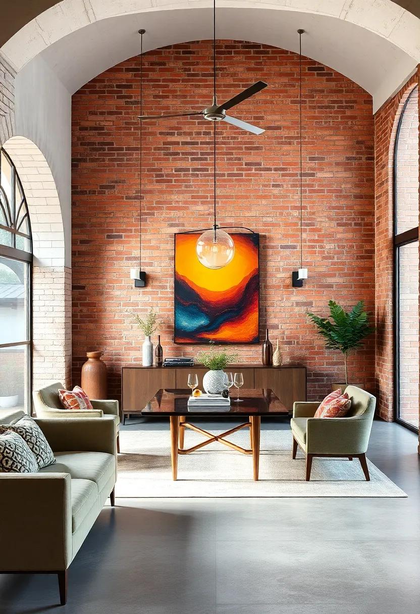 Understand the Role of Artwork in Highlighting exposed Brick Features