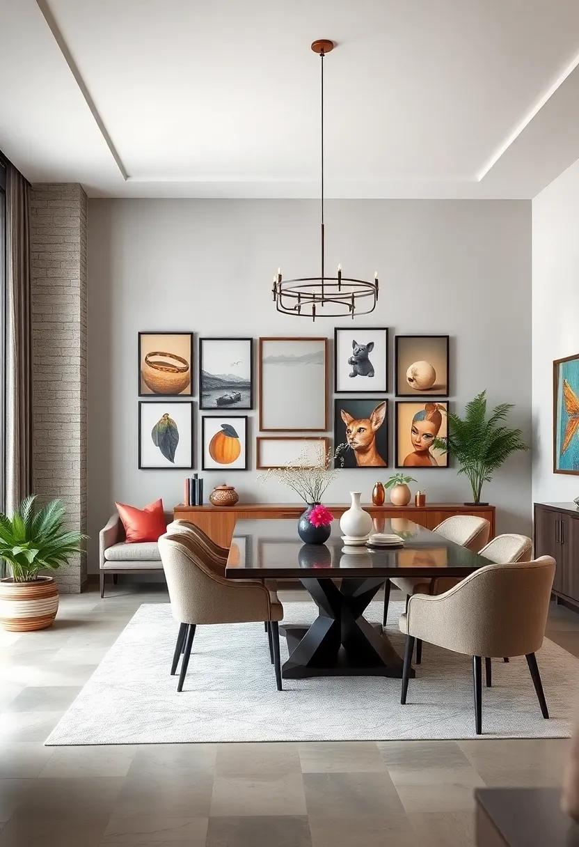 Artistic Color Gradients That Bring Softness to⁢ Dining Room Visuals