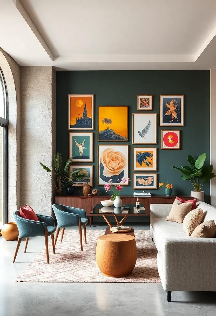 Color-Blocked Sections: Strategies for harmonizing Different ⁤Art Pieces