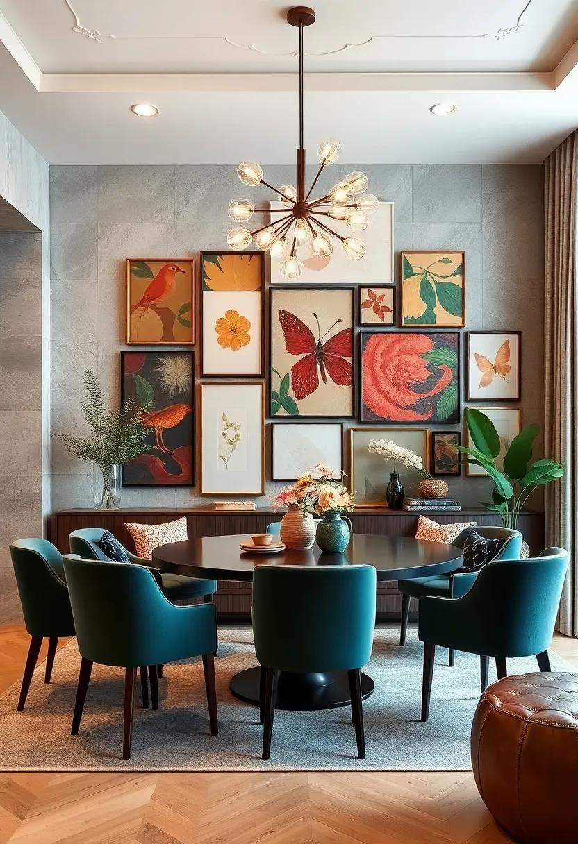 Create ⁢an eclectic mix of​ art‍ styles in ‍a ⁣single wall installation,marrying modern with⁢ traditional,to showcase your unique taste and history