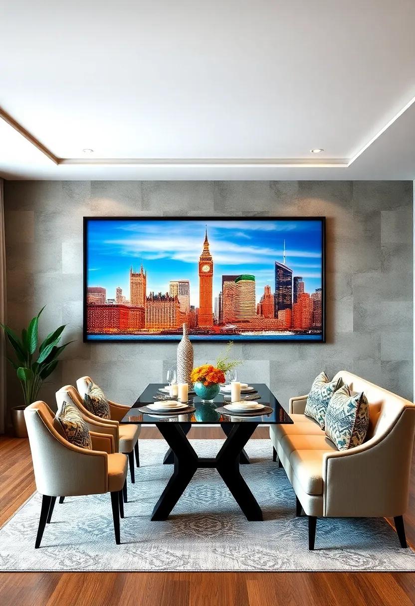 Invest in​ a large print of ‌your favorite‌ city‍ skyline or​ local landmark⁤ for a personalized touch that showcases ⁤your ⁤love​ for ⁤your surroundings