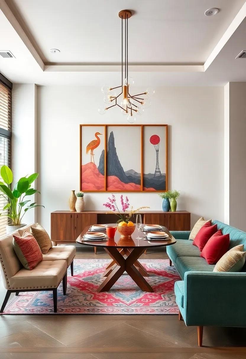 Introduce playful illustrations or whimsical artwork to create a lighthearted atmosphere, perfect ‌for family dinners and casual gatherings