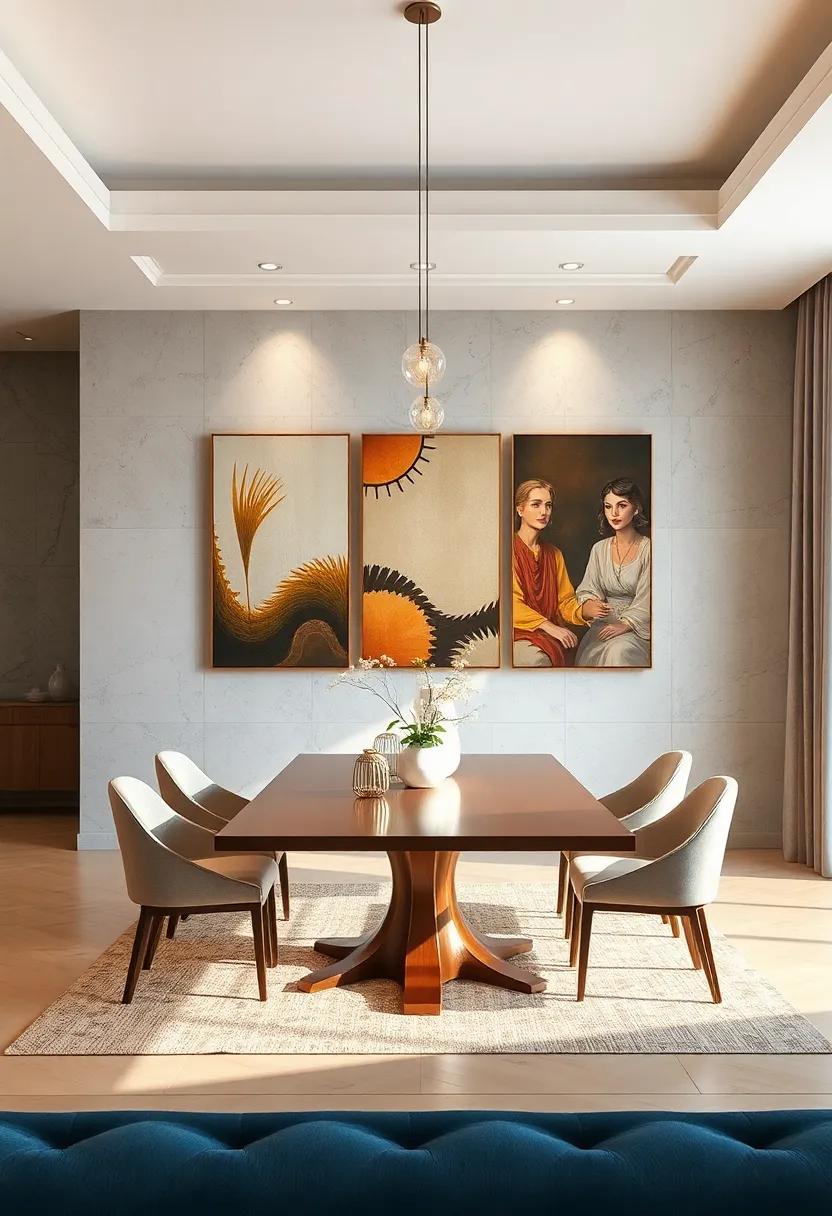 experiment with different ​shapes and sizes when selecting panels ⁤or⁢ artwork to create a​ dynamic ⁣and visually intriguing display