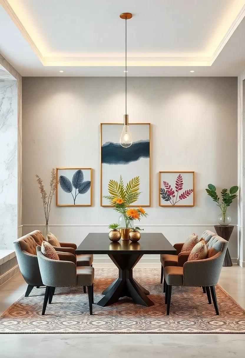 Use stenciled⁣ designs or decals as affordable and customizable alternatives ‍to ​more traditional art pieces, allowing for ⁤frequent ⁤updates