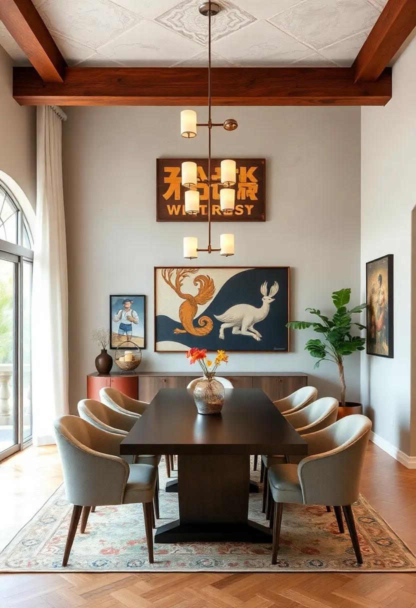 Incorporate vintage finds,like salvaged wooden signs or antique prints,to create a nostalgic ambiance that tells a story
