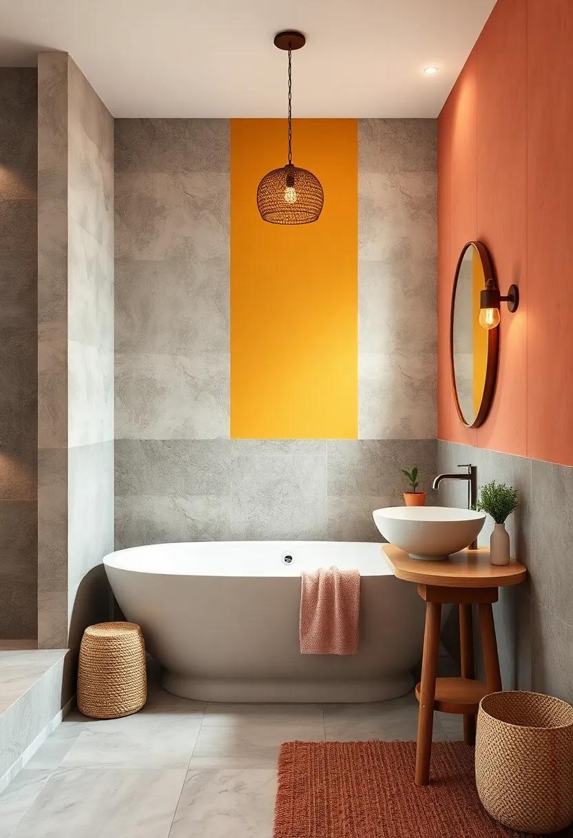 Color-Blocked walls: Experiment ⁤with‌ color-blocked walls using earthy tones to create ⁣a serene yet vibrant backdrop for⁣ your bohemian decor