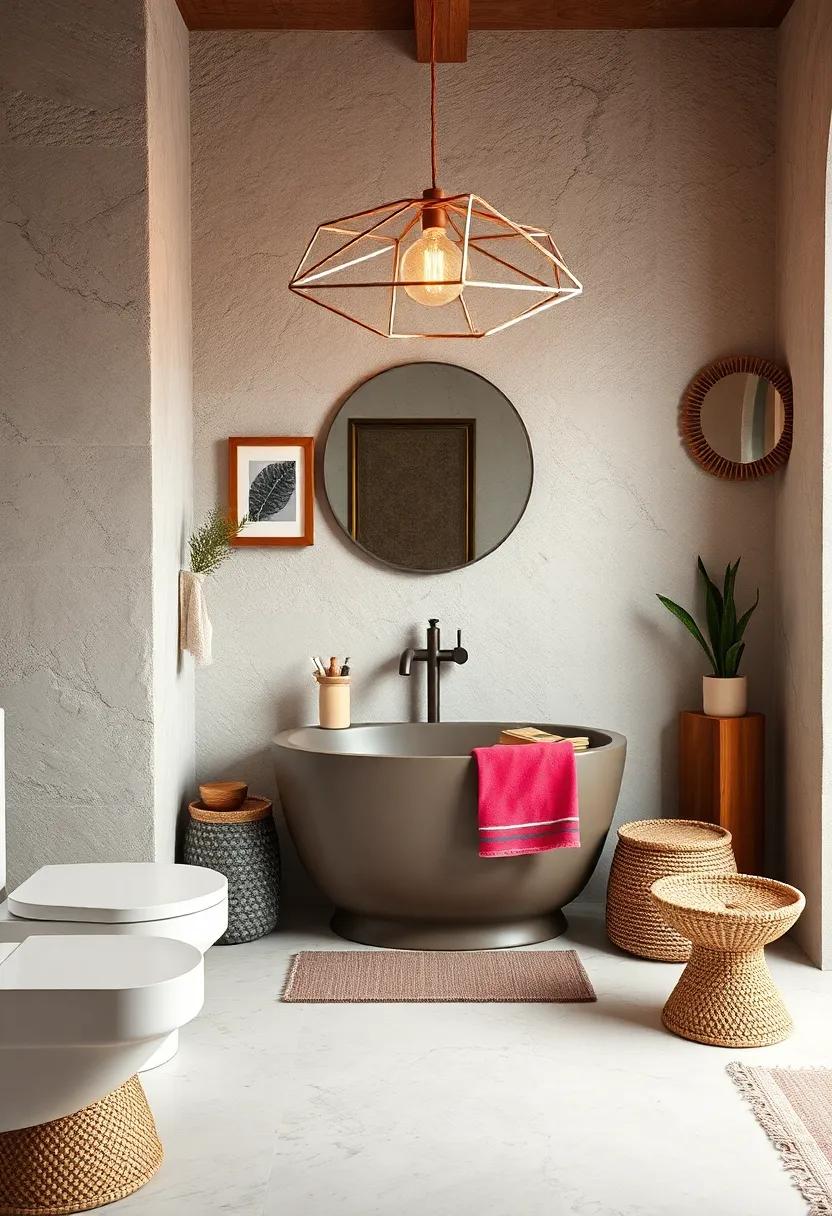 personal touches: Don’t forget to add personal ‌items, like framed photos or ⁤sentimental trinkets, to infuse ⁣character and warmth into your bohemian bathroom decor