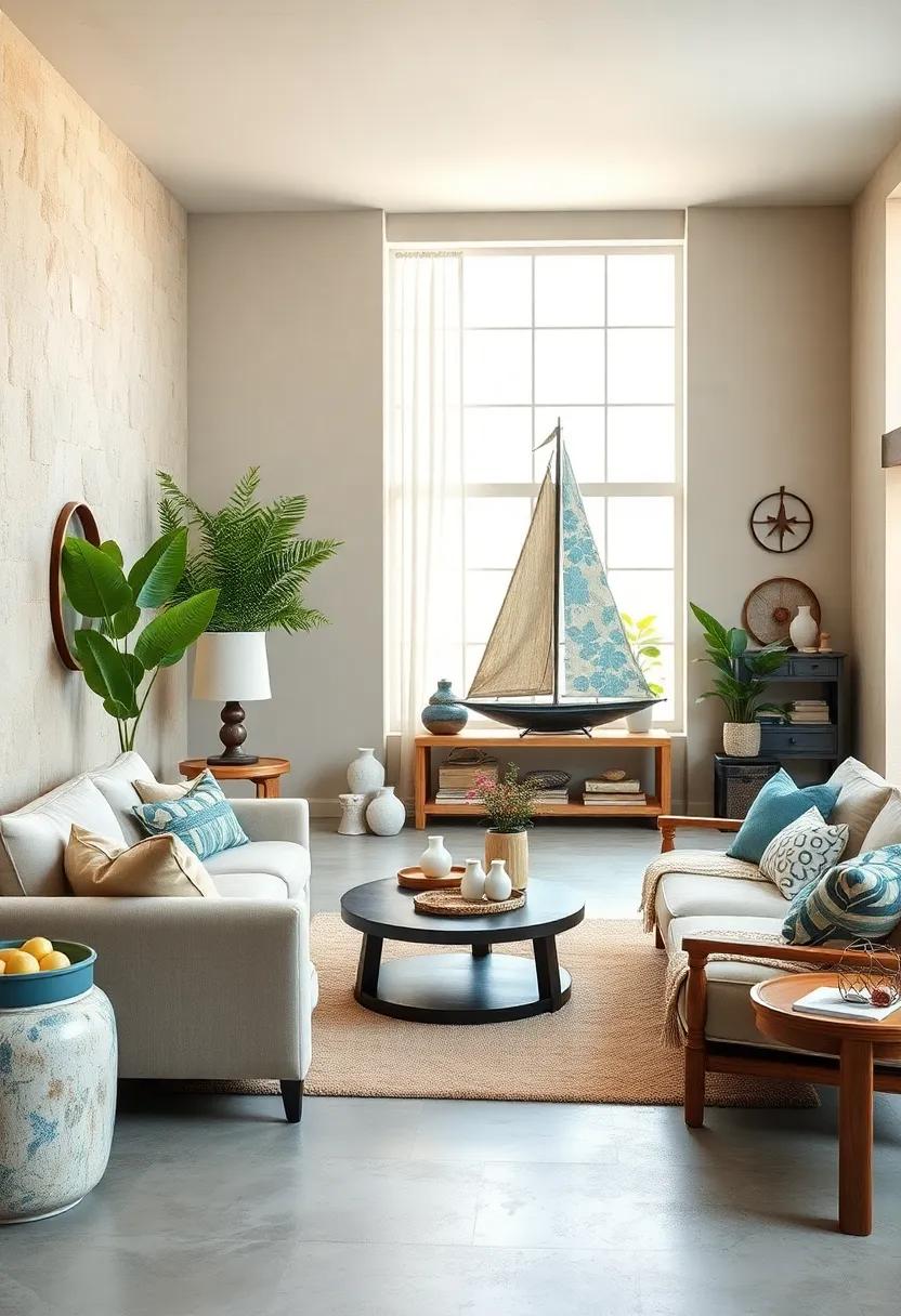 Nautical Elements with Rustic⁣ Furniture: Blend nautical decorations with rustic furniture for a coastal yet cozy home ‍vibe