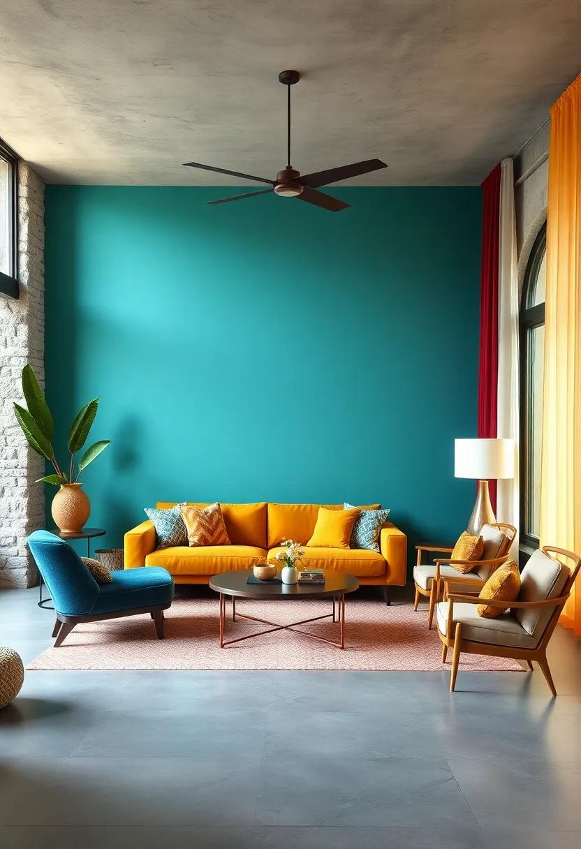 Bold Color ‌Combinations: Experiment with unexpected color pairings like teal and mustard yellow ​for an eye-catching aesthetic