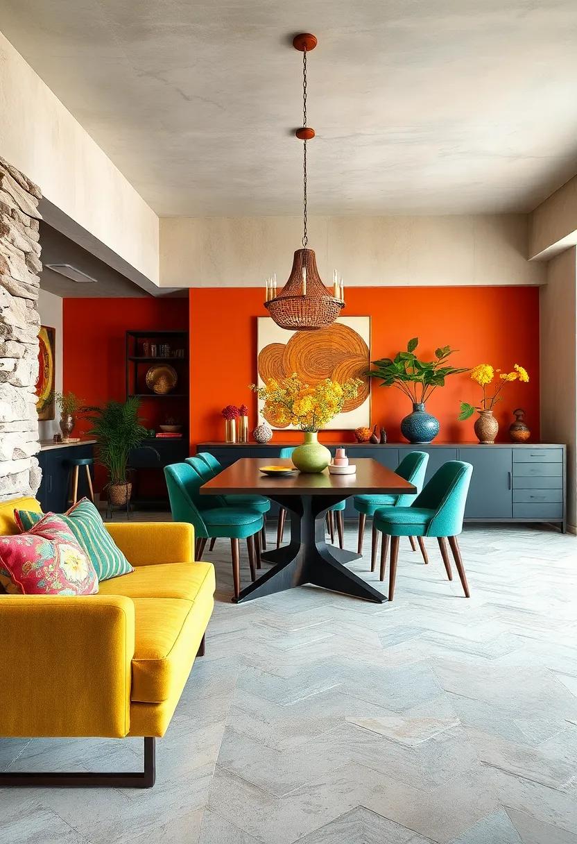 Choose Unexpected Color Combinations:‌ Embrace ⁣unusual colors ⁣that complement ‌each other to create ⁢a vibrant, energetic space that feels ⁣alive
