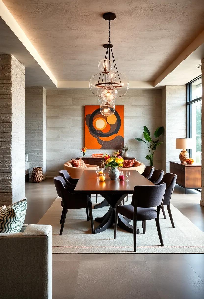 Statement lighting‌ Fixtures: Choose oversized chandeliers ⁤or unique pendant‌ lights that⁢ serve as focal ⁤points and conversation starters