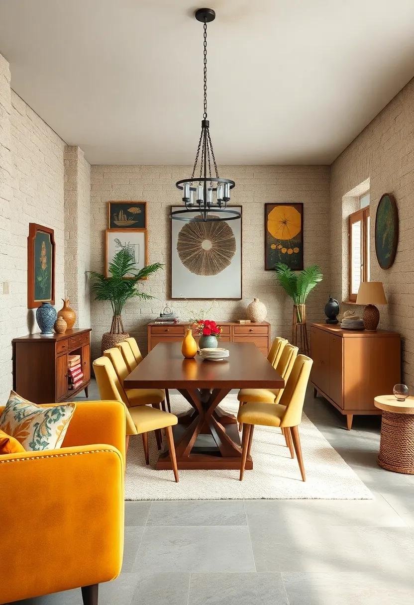 Vintage Meets Modern: Combine vintage⁢ furniture‍ pieces with‍ modern decor for an ⁣intriguing contrast that sparks conversation