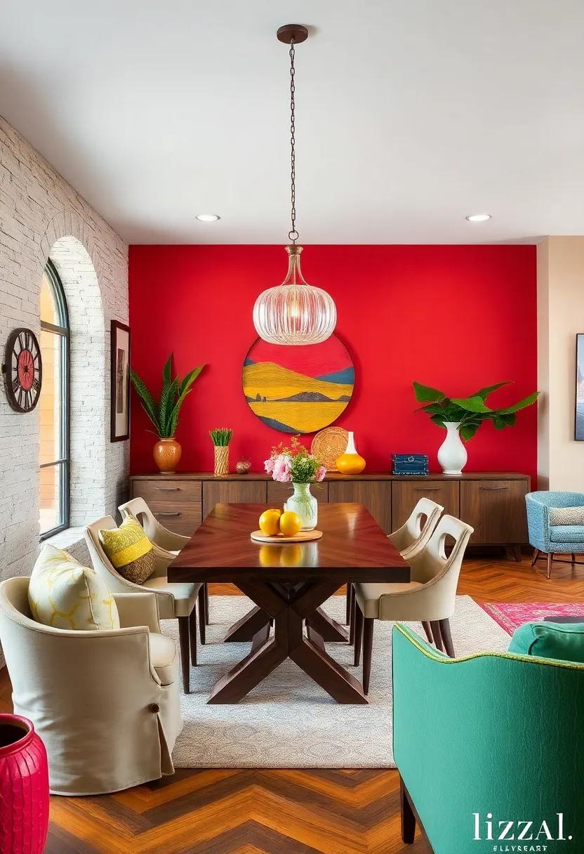 Use a Bold Accent ‍Wall: Paint one ‍wall in a deep or vibrant hue to anchor⁤ the space and ⁤provide ⁤a backdrop for your‍ decor