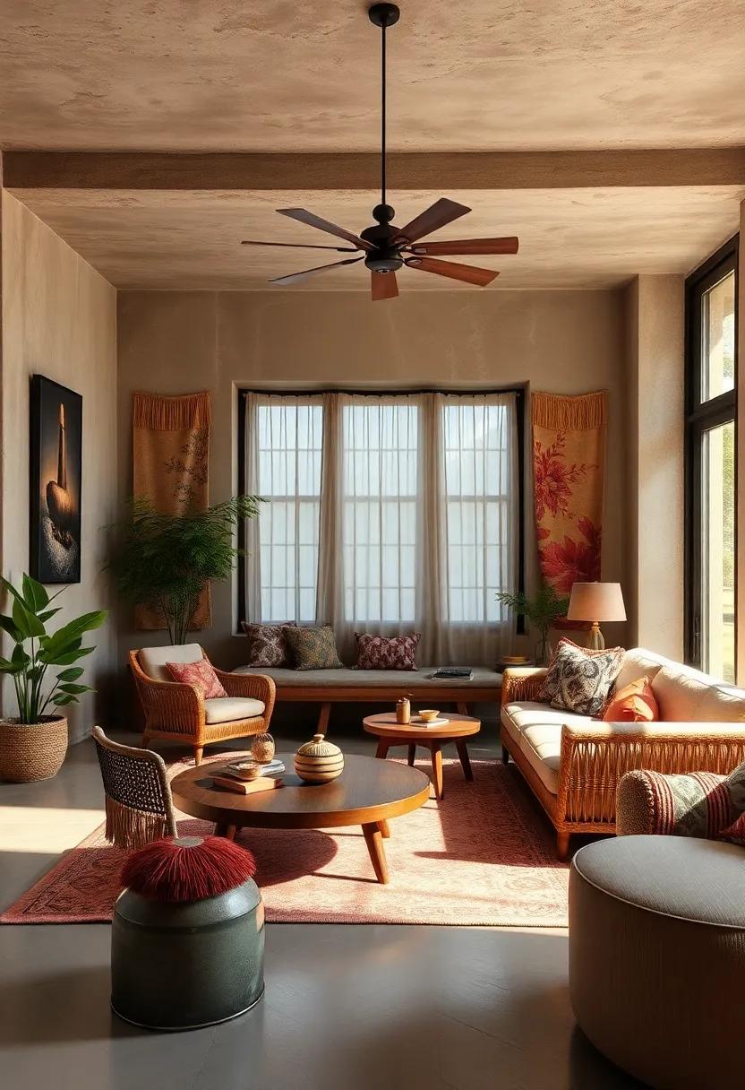 Bohemian Bliss: Embrace the art of layering textiles and patterns to create a warm ‌and inviting atmosphere that feels both personal⁢ and whimsical