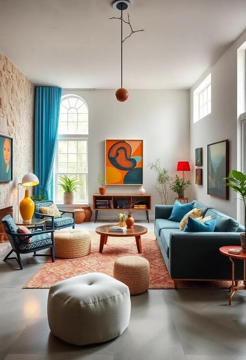 Whimsical ‌Wonderland: Channel your inner child with eclectic decorative items, ‍playful ‍art, ⁤and unexpected color combinations for a joyful, imaginative space