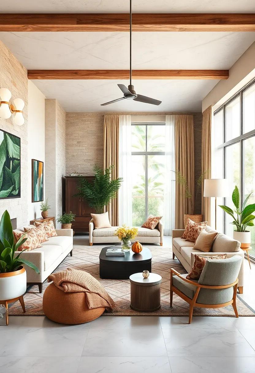 Nature’s palette: Emphasize natural color​ schemes with ​shades inspired by the outdoors,combining earthy tones,organic shapes,and sustainable materials for a harmonious retreat