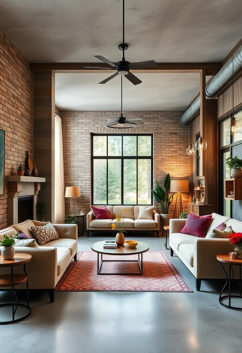 Rustic Industrial:⁣ Merge cozy cabin​ vibes with urban chic by incorporating reclaimed wood, metal accents, ⁤and warm lighting⁤ for​ an inviting yet trendy look
