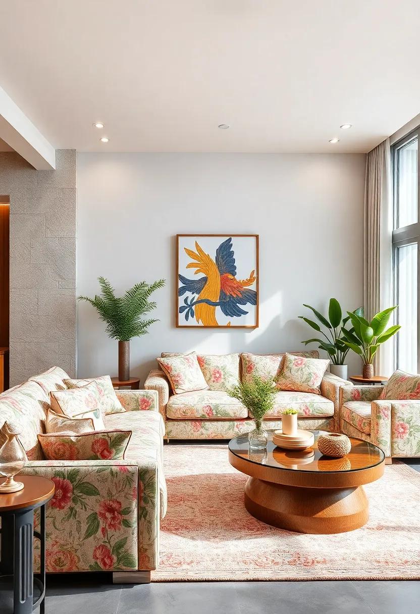 Sweet Serenity: The combination⁣ of soft floral patterns and a lightly cushioned chintz sofa ‍makes this living room ‌a peaceful retreat,perfect for unwinding and enjoying quiet moments
