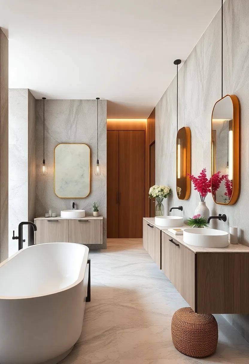 Designing Focal Points: The Impact of Statement Mirrors on Bathroom Layout