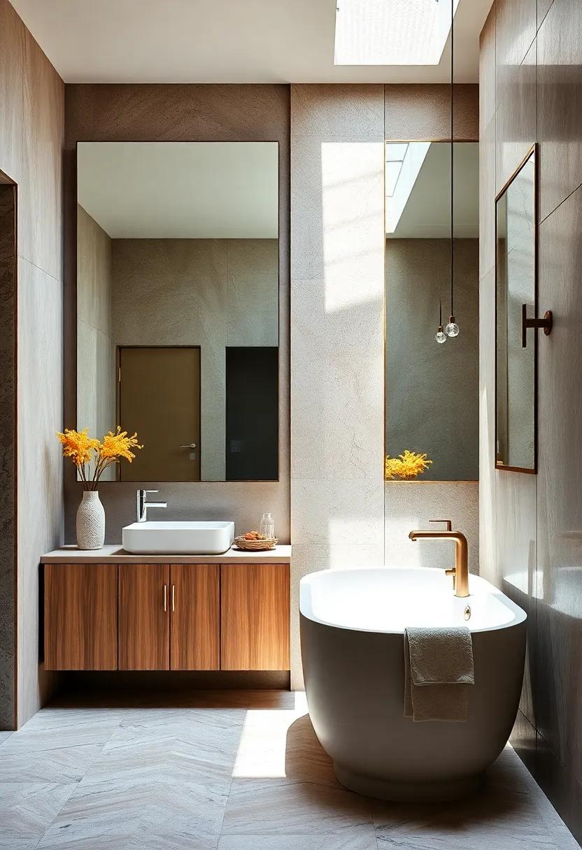 Reflecting Light: How Mirrors Amplify⁤ Natural Light in High-End Bathrooms