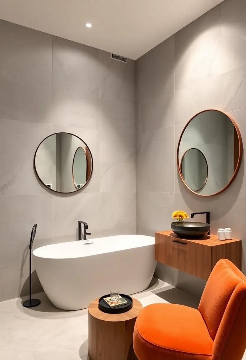 Symmetry and Style: The Timeless Appeal of Round Mirrors in Luxurious ​Settings