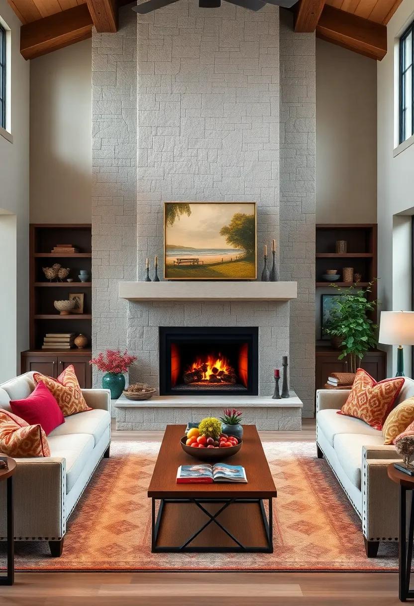 Cozy Fireplaces: Make your living space ⁣feel both homey ⁢and stylish ‍with an⁢ elegant fireplace as ‍the heart ​of‌ the ⁢room