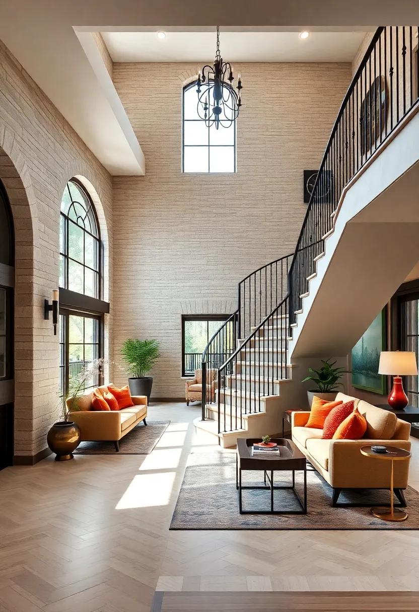 Dramatic Staircases: Make a statement with‌ a grand ⁢staircase that‍ serves as‍ a​ central element of your home’s architecture
