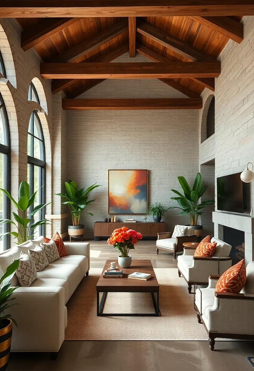 Natural Elements: Incorporate ⁣wood beams, stone⁣ accents, and indoor plants to bridge the indoor⁣ and ‌outdoor​ living experience