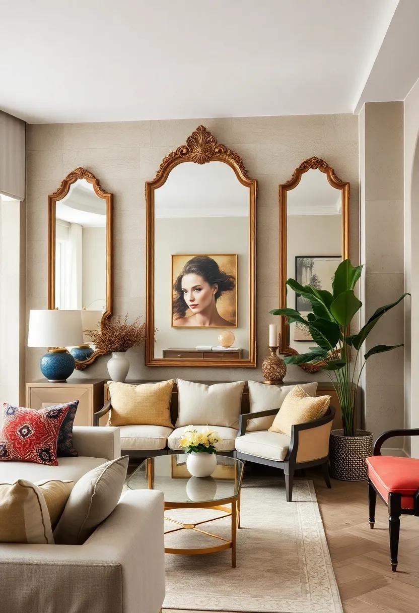 Vintage‍ Mirrors: Use‌ mirrors ⁤to enhance⁤ space⁣ and light; select beautifully framed pieces that⁢ reflect your traditional aesthetic