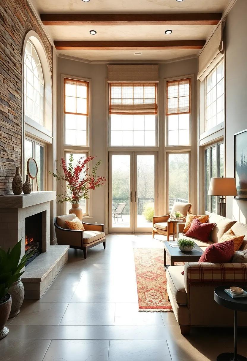 Window Treatments: Dress⁢ your windows with ⁢layered treatments⁤ that combine style and ‌function,enhancing natural light while maintaining⁤ privacy
