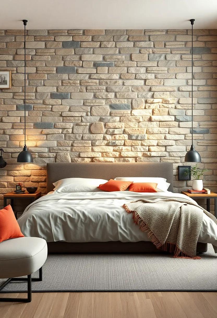 Artisanal Stone ⁣Wall: Construct a⁢ feature wall using artisanal stones or concrete block for an authentic ⁣industrial feel that’s both modern and timeless