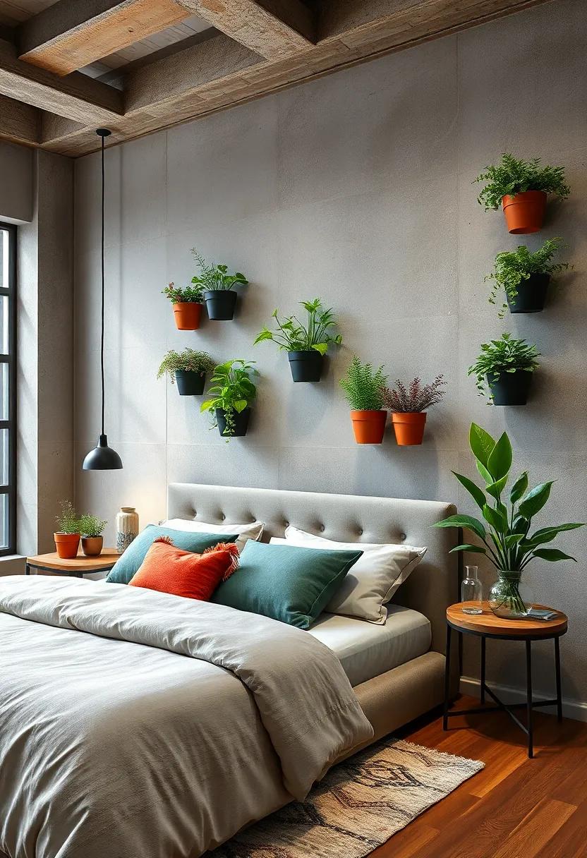 Wall-Mounted Planters: Incorporate wall-mounted‌ planters to bring greenery indoors, softening the ⁢industrial look with ⁣organic elements