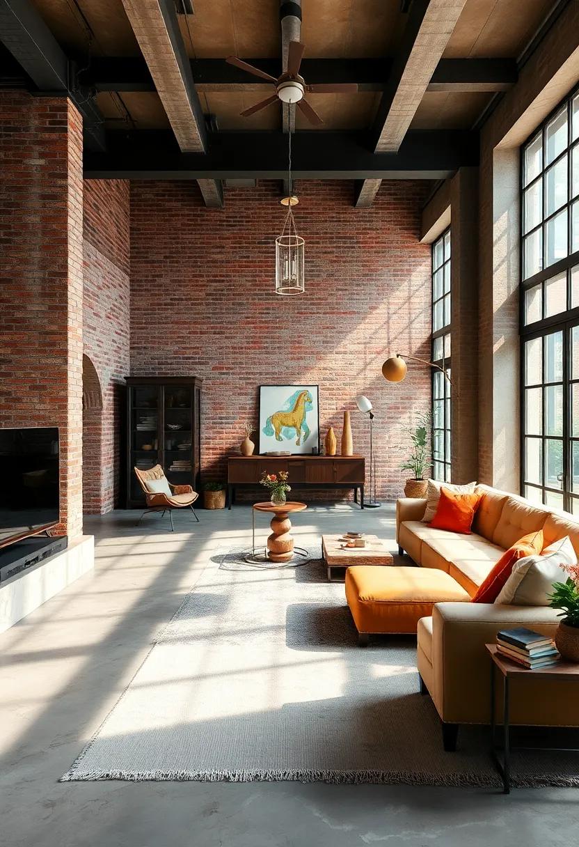Embrace ⁢Raw Materials: use exposed brick,concrete,and weathered wood to create a striking foundation that marries industrial strength with⁢ vintage charm