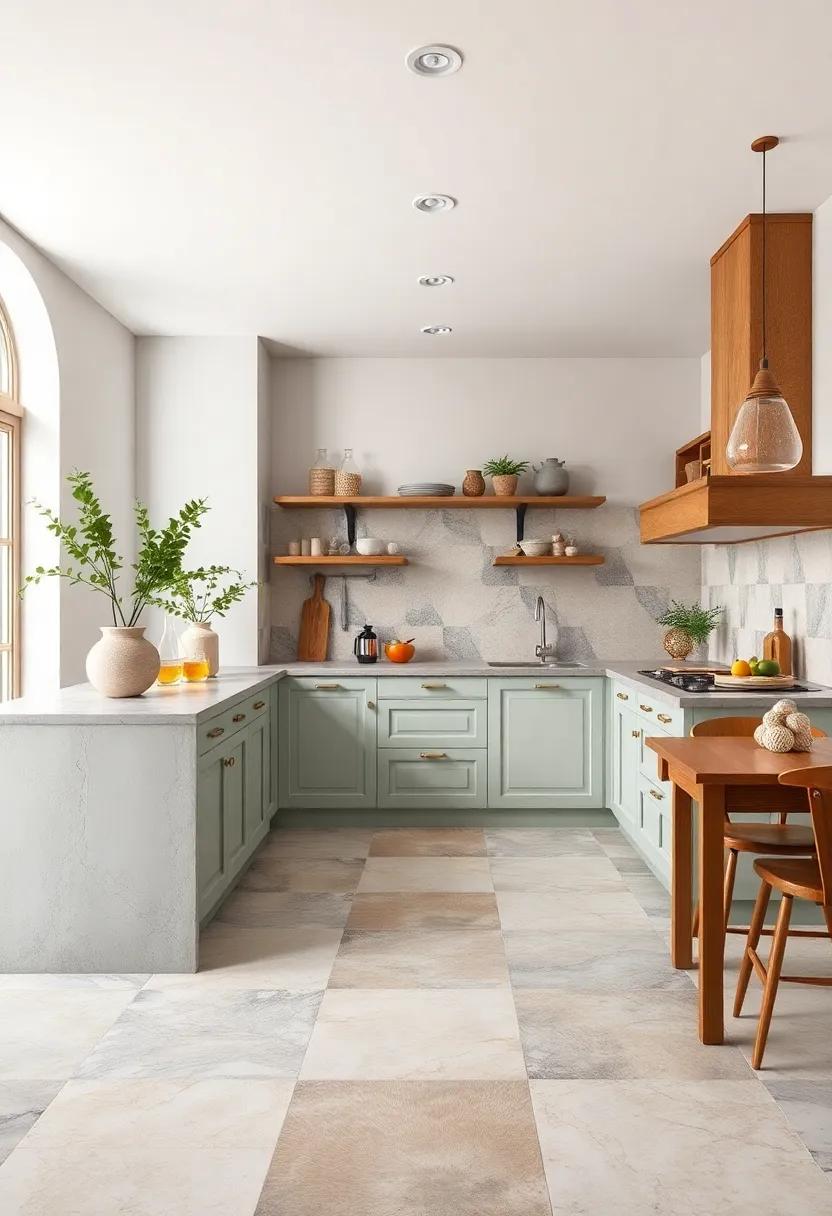 Mediterranean Inspired: transport your kitchen to the ​coasts​ with vibrant, Mediterranean-patterned porcelain ‍tiles