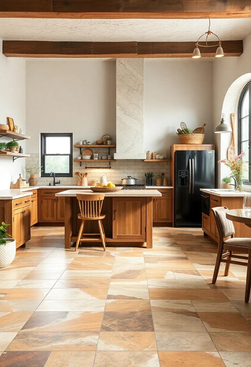 Mosaic Tiles: create ‍stunning patterns and ‍focal points with mosaic tiles, allowing for creativity‌ and a personalized touch in a rustic kitchen setting