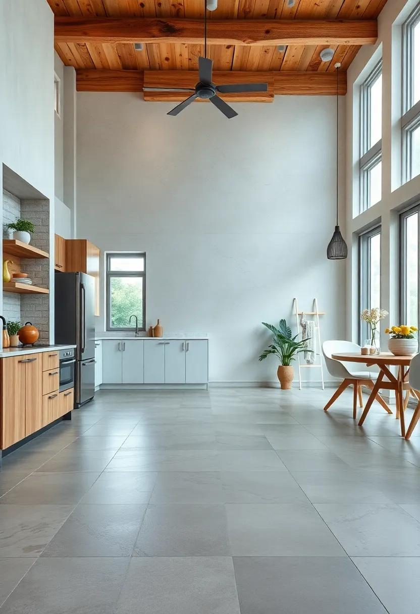Stone-Look Vinyl ​Tiles: For a budget-friendly option, consider stone-look vinyl tiles that provide the‌ visual appeal of stone while being easy to clean ⁣and ⁢maintain